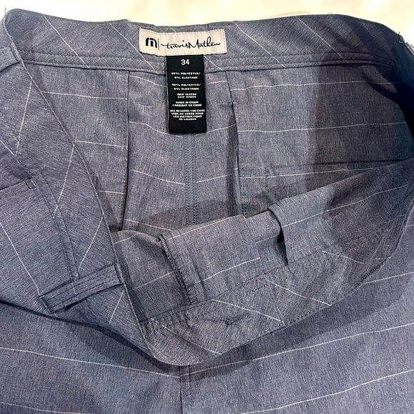 Travis Mathew Golf Shorts Mens 34 Proceed With Caution Performance - Picture 3 of 6